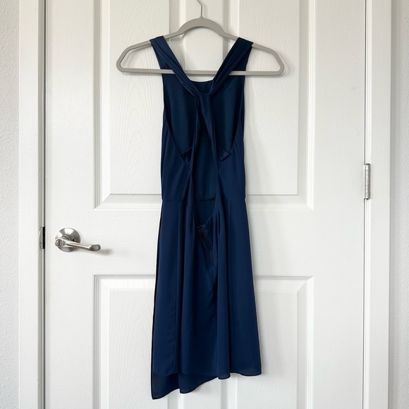 Elizabeth and James Acacia Mini Backless Dress in Royal Blue - Picture 4 of 10